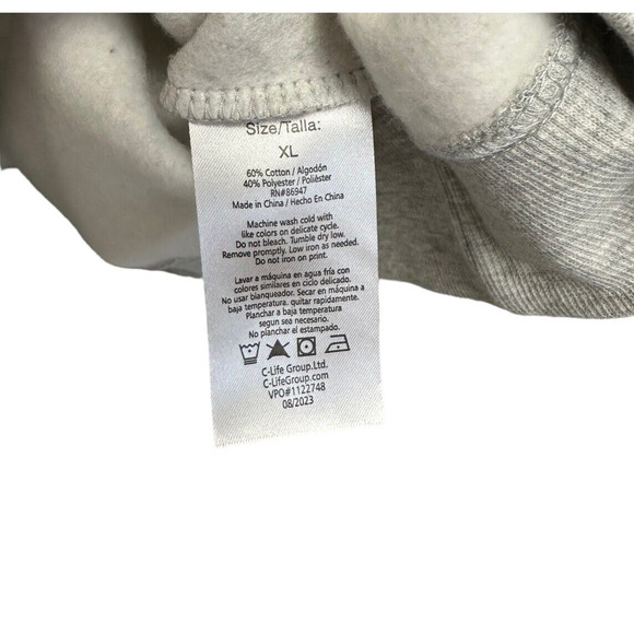 BARBIE Junior's 'Mountain Time" Retro Graphic Sweatshirt Size XL Gray - Picture 6 of 8